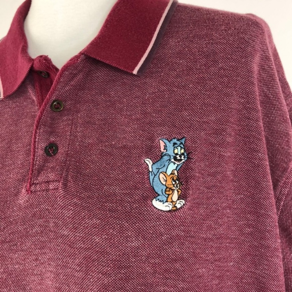 Warner Bros. Studio Store Tom & Jerry Polo Shirt - Picture 2 of 6